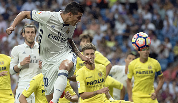 James Rodriguez spielt bei Real Madrid oft nur eine untergeordnete Rolle
