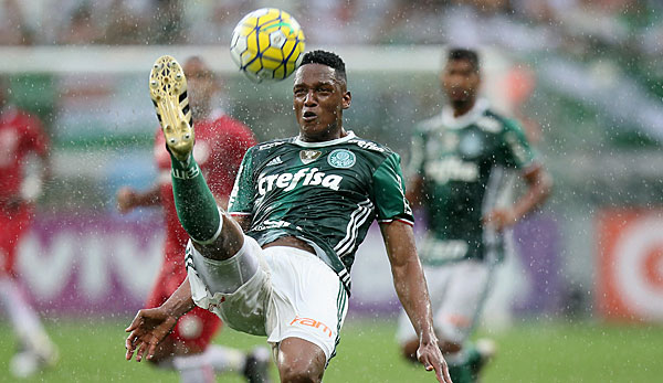 Yerry Mina ist aktuell noch beim brasilianischen Verein Palmeiras unter Vertrag