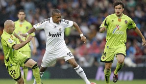 Robinho im Spiel mit Real Madrid gegen Levante (2008)