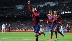 TORE: In der Liga steht Lionel Messi bei 287 Treffern. Das sind tatsächlich noch acht mehr als Cristiano (279)