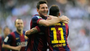 DRIBBLINGS: Achtmal geht Lionel Messi durchschnittlich pro Spiel ins Eins-gegen-eins, in 56 Prozent der Fälle behält er im Dribbling die Oberhand