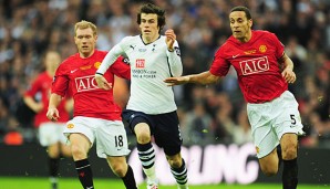 Von 2007 bis 2013 spielte Bale für Manchester Uniteds Konkurrenten Tottenham Hotspur in der Premier League