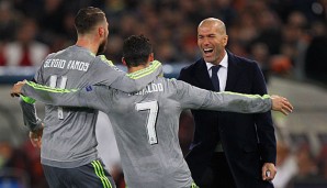 Ronaldo, Zidane und Ramos hatten in der vergangenen Saison häufig Grund zum Jubeln