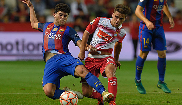 Carles Alena kam bisher hauptsächlich in der zweiten Mannschaft des FC Barcelona zum Einsatz