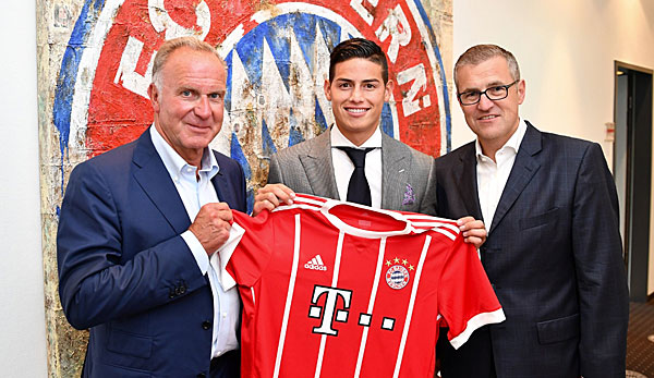James Rodriguez geht demnächst für den FC Bayern auf Torejagd