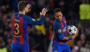 Neymar und Gerard Pique spielen seit einigen Jahren gemeinsam beim FC Barcelona