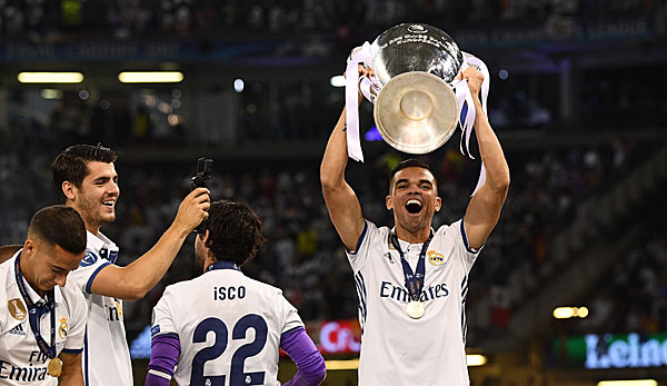 Mit Real Madrid gewann Pepe in der vergangenen Saison die Champions League