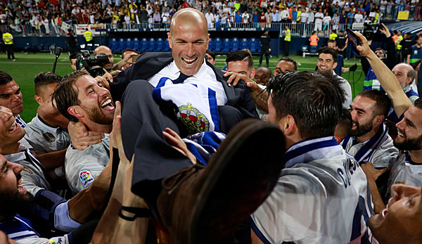 Zinedine Zidane steht bei Real Madrid vor seinem 100. Spiel als Trainer