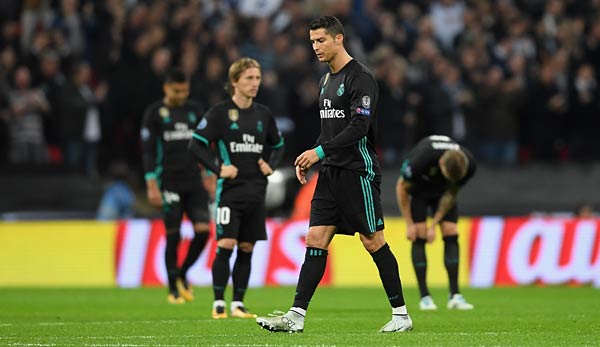 Cristiano Ronaldo ist nach zwei Niederlagen hintereinander sichtlich enttäuscht