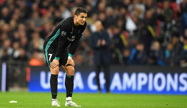 Cristiano Ronaldo war nach der Niederlage gegen die Spurs genervt