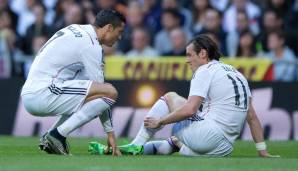 April 2015: Mal wieder die linke Wade. Drei Spiele muss Bale pausieren