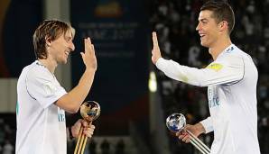 Können sich beide ein Karriereende bei Real Madrid vorstellen: Luka Modric und Cristiano Ronaldo