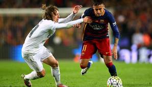 Neymar könnte schon bald Teamkollege von Luka Modric bei Real Madrid werden