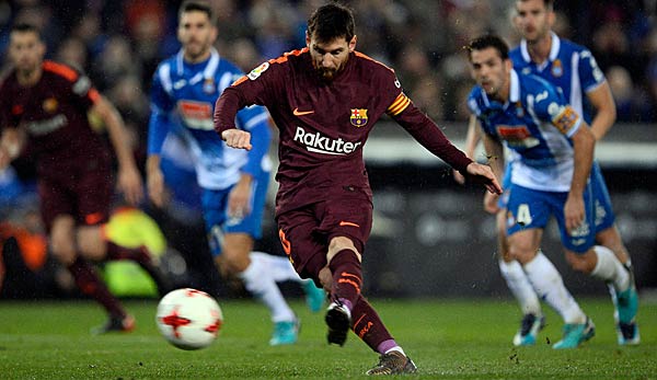 Lionel Messi will mit Barca die Hinspiel-Pleite gegen Espanyol wettmachen