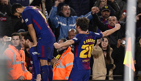 Lionel Messi führte den FC Barcelona am Sonntag zu einem weiteren Sieg.