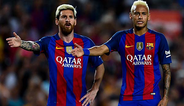 Lionel Messi und Neymar spielten gemeinsam beim FC Barcelona.