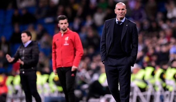 Zinedine Zidane von Real Madrid steht nach der Pleite gegen CD Leganes vor dem Aus.