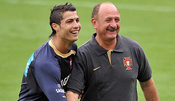 Luiz Felipe Scolari und Cristiano Ronaldo arbeiteten einst zusammen.