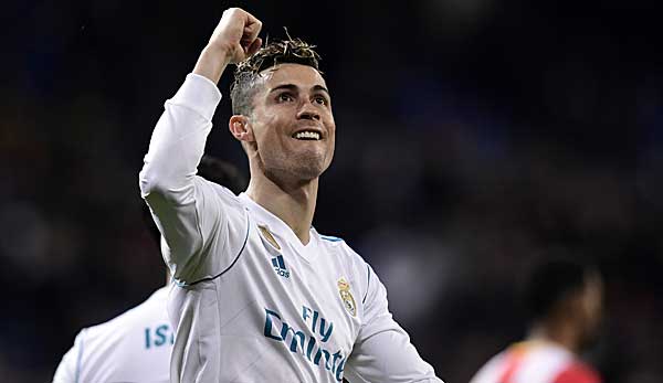 Real Madrids Cristiano Ronaldo traf am Wochenende vierfach.