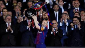 Barca fegte im Wanda Metropolitano von Atletico in Madrid den FC Sevilla vom Platz. Anschließend holte sich Andres Iniesta den Pokal von König Felipe VI. ab.