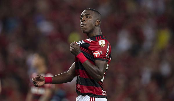 Vinicius Junior kommt von Flamengo zu Real Madrid.