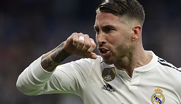 Real Madrids Kapitän Sergio Ramos hat nach dem 2:0-Heimerfolg über Real Valladolid ganz entspannt auf die Pfiffe der Real-Fans gegen ihn reagiert.
