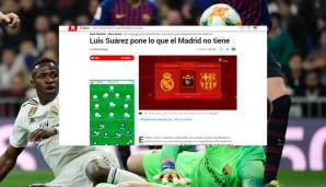 Marca (Spanien): "Luis Suarez erreicht das, was Real Madrid nicht hat. Der FC Barcelona hat das Bernabeu abermals in seinen eigenen Garten verwandelt."