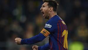 Lionel Messi hat am Dienstag eine beeindruckende Bestmarke aufgestellt.