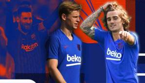Neuzugänge unter sich: Frenkie de Jong und Antoine Griezmann trainieren beim FC Barcelona.