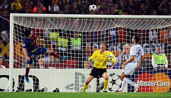 Für Lionel Messi war sein Tor im CL-Finale gegen Manchester United mit dem Kopf das schönste seiner Karriere.