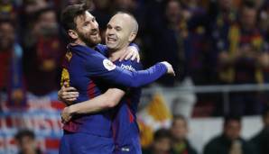 Lionel Messi und Andres Iniesta feierten große Erfolge mit dem FC Barcelona.