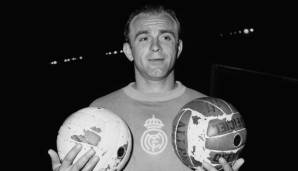 PLATZ 2 - Alfredo Di Stefano (1953 - 1966): 15 Tore für Real Madrid und Espanyol Barcelona.