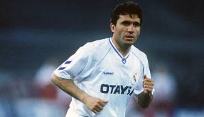 GHEORGHE HAGI (1991/92): Der rumänische Superstar kam von Steaua Bukarest zu den Königlichen, bei denen er zwei Jahre lang blieb. Nach einem Engagement bei Brescia Calcio heuerte er zwei Jahre später beim Erzrivalen FC Barcelona an.