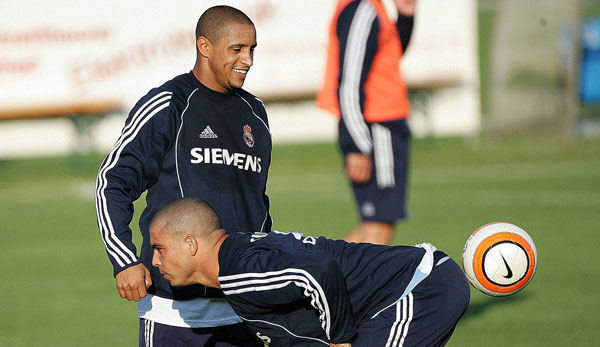 Trieben nicht nur auf dem Platz allerlei Schabernack: Roberto Carlos und Ronaldo.
