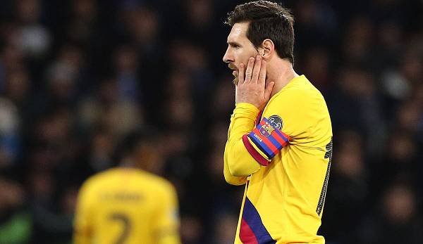 Frust pur: Lionel Messi vermutet, dass sich der Fußball aufgrund des Coronavirus elementar verändern wird.