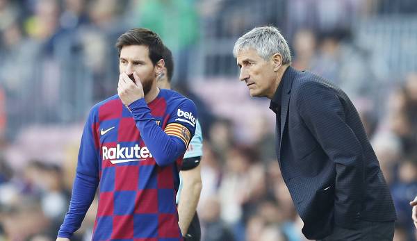 Lionel Messi spielt laut Quique Setien noch länger für Barcelona.