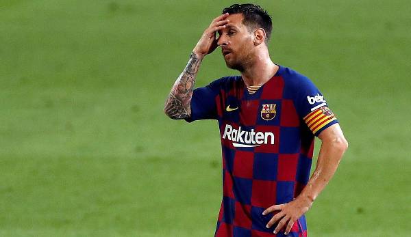 Nicht zufrieden mit dem Auftreten des FC Barcelona: Lionel Messi.