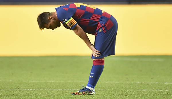 Lionel Messi musste gegen die Bayern die vielleicht bitterste Niederlage seiner Karriere hinnehmen.