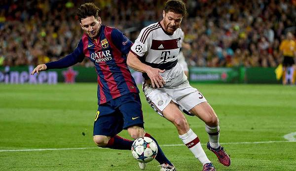 Zog gegen Barcelonas Superstar Lionel Messi regelmäßig den Kürzeren: Bayern- und Real-Legende Xabi Alonso.
