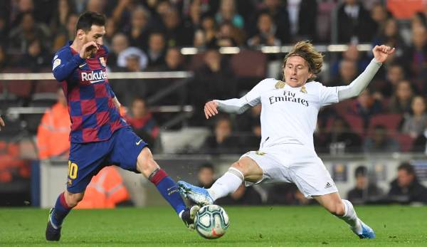 Luka Modric und Lionel Messi trafen in einigen Clasicos aufeinander.