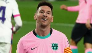 Lionel Messi erzielte sein 644. Tor für den FC Barcelona.