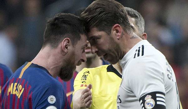 Seit Jahren Erzfeinde in der Primera Division: Spielen Sergio Ramos und Lionel Messi in der kommenden Saison zusammen?