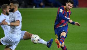 Lionel Messi erzielte gegen SD Huesca einen Doppelpack.