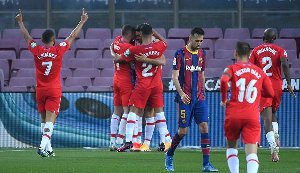 Der FC Granada holte einen 0:1-Rückstand gegen den FC Barcelona auf.