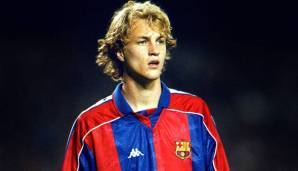 JORDI CRUYFF (53 Spiele): Ging mit seinem Vater Johan im Alter von 14 Jahren an die Barcelona-Akademie und schaffte den Sprung zu den Profis. Dort blieb er jedoch nur zwei Jahre und ging 1996 zu ManUnited. 2010 beendete er seine Karriere auf Malta.