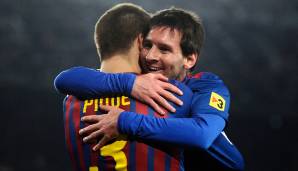 Sind ab jetzt keine Teamkollegen mehr: Gerard Pique und Lionel Messi.