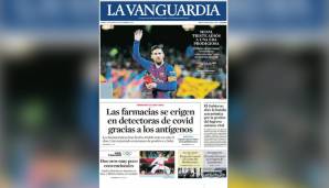 La Vanguardia (Spanien): "Ein Abschied ohne Größe. Barca gibt in einer kurzen Erklärung bekannt, dass der Argentinier den Verein aufgrund 'finanzieller Hindernisse' an dem Tag verlassen hat."