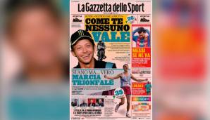 La Gazzetta dello Sport (Italien): "Barca löscht Messi von seiner Website."