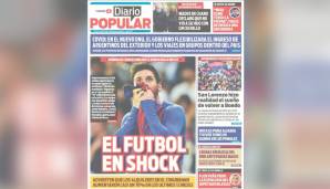Diario Popular (Argentinien): "Der Fußball in Schockstarre!"