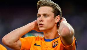FRENKIE DE JONG: Der niederländische Mittelfeldspieler, der 2019 von Ajax zu Barca kam, wird mit einem Wechsel zu Manchester United in Verbindung gebracht.